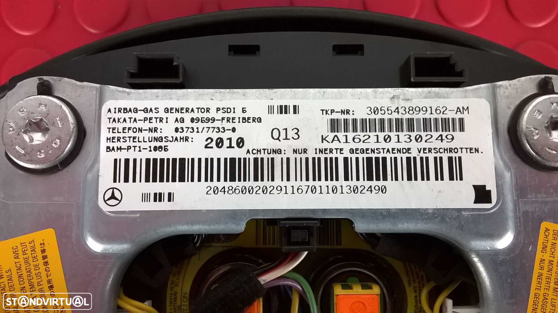 Kit Airbags - 305543899162-AM / 306951499-AA [Mercedes C220 W204] - 4