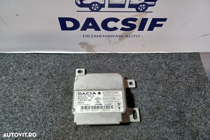 Calculator airbag 8200307188 0285001650 Dacia Logan 1 [2004 - 2008] S - 1