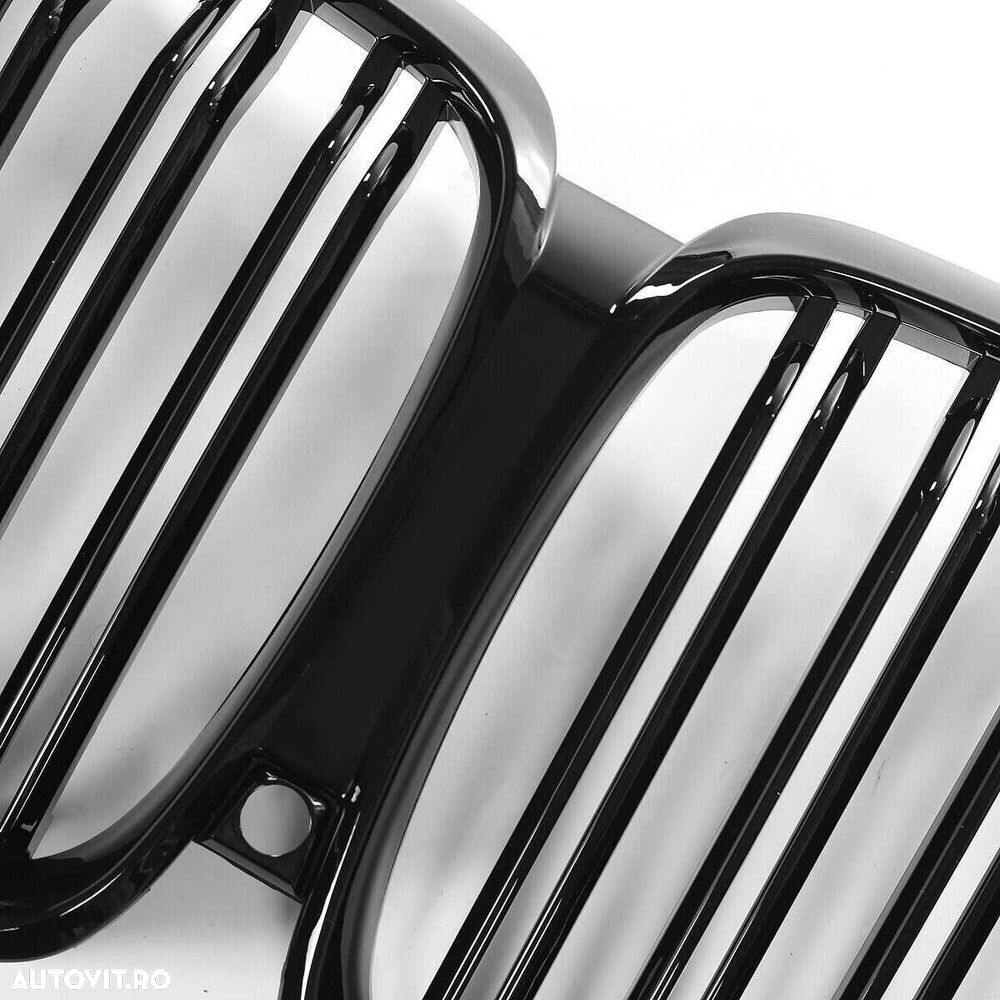 Grile Nari Duble M BMW X5 G05 2018+ Negru Lucios, Compatibil Camera - 5