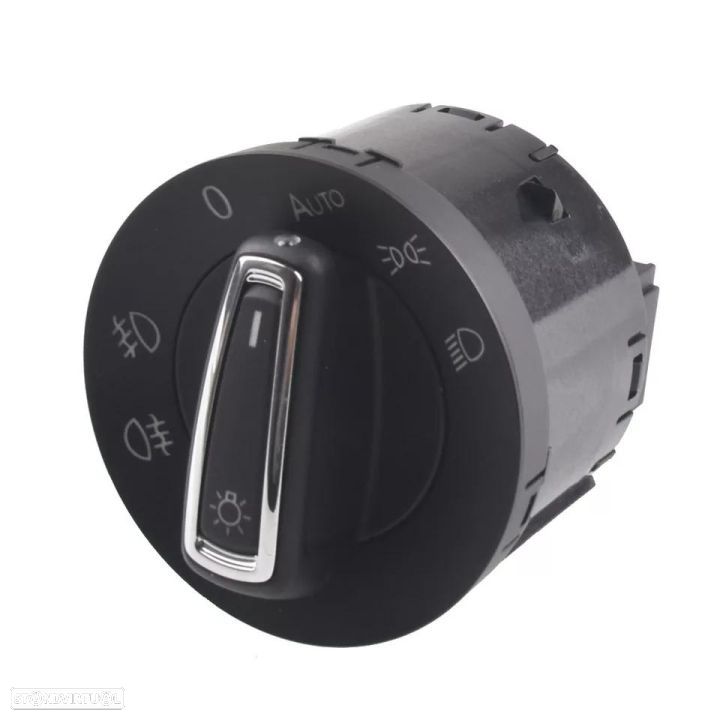 Comutador Botão Luzes Automáticas Volkswagen Passat B6 Golf 5 6 - Sensor de luz embutido - 1