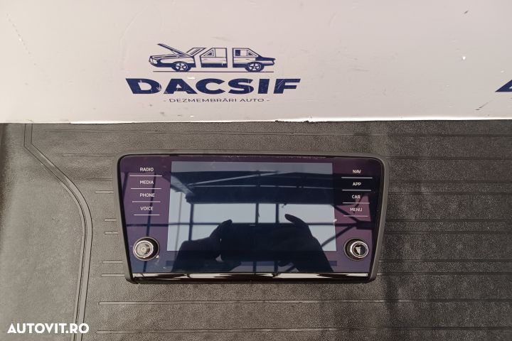 Navigatie originala 5E0919605M 5E0919605M Skoda Octavia 3 [2013 - 201 - 3