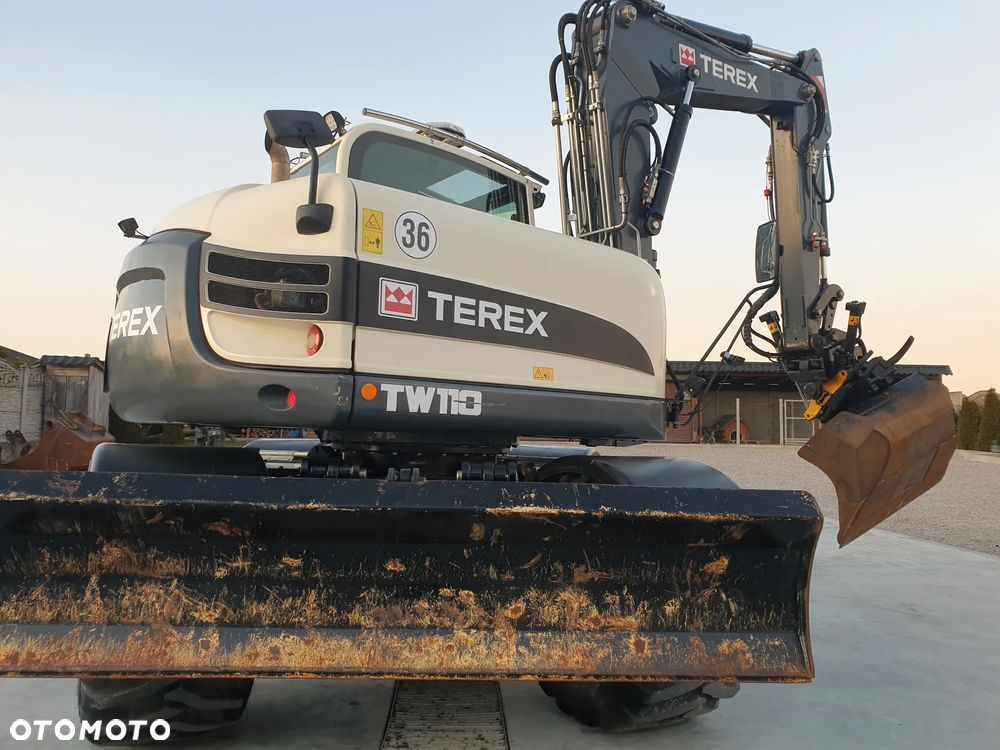 Terex TW 110 ROTOTILT/SZCZYPCE 3-ŁYŻKI SPROWADZONY PIĘKNY STAN - 35