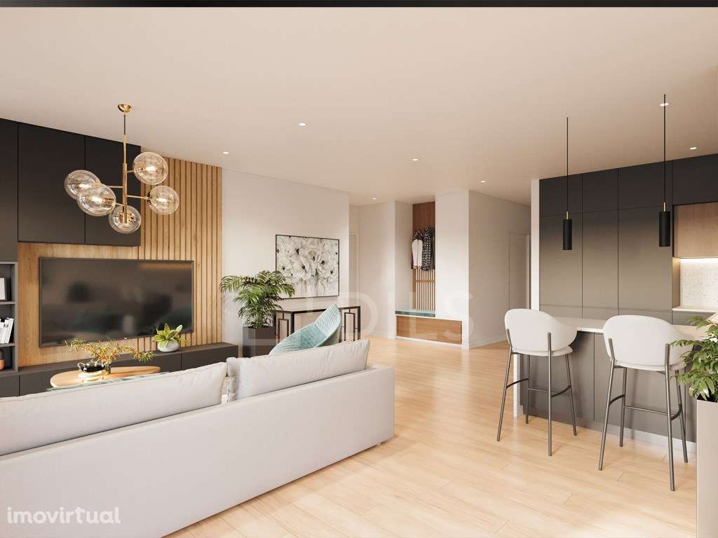 Apartamento T1 com varanda em novo empreendimento situado em Benfica - Grande imagem: 4/55