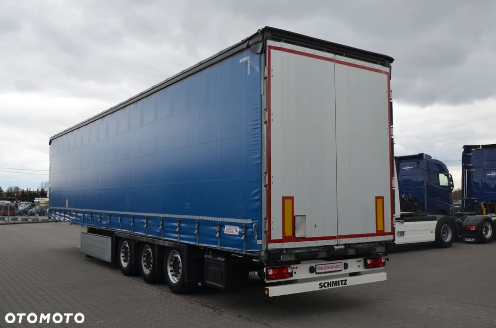 Schmitz Cargobull VARIOS / 2 POZIOMY JAZDY / OŚ PODNOSZONA / DACH POD. / KOSZ PALETOWY / CODE XL / OCYNK / 7390 - 3