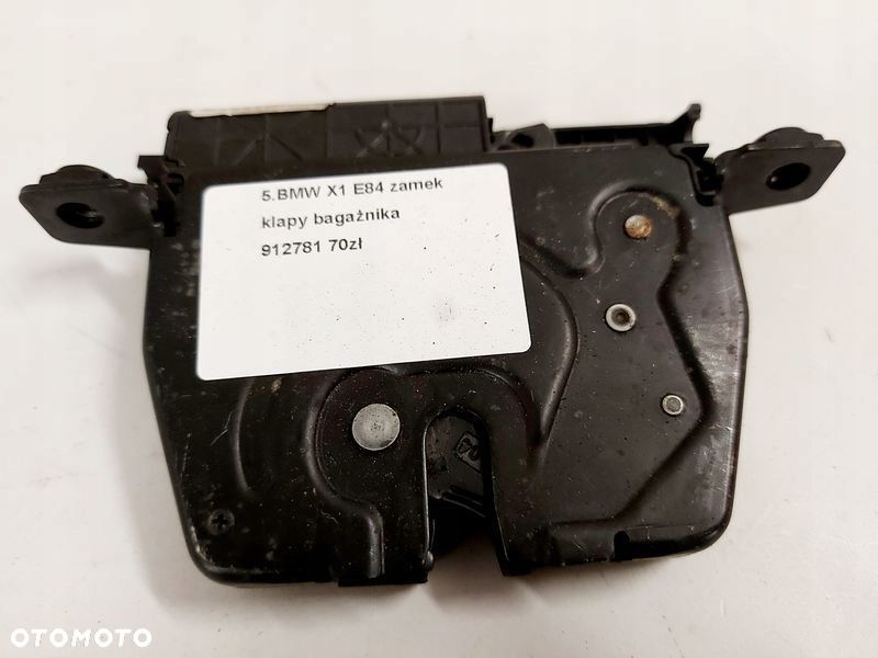 bmw x1 e84 zamek tylnej klapy pokrywy bagażnika tył 912781 - 2