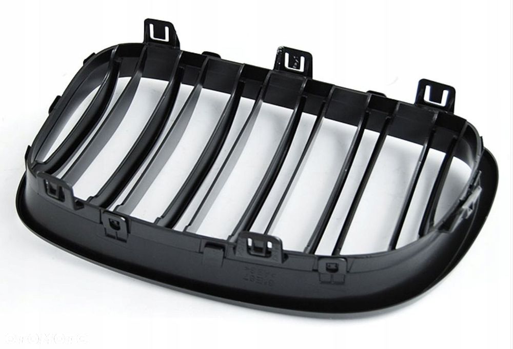 Atrapa Grill Nerki Kratki kpl Tuning Black Mat Bmw 1 e81 e82 e87 e88 Lci Fl - 4
