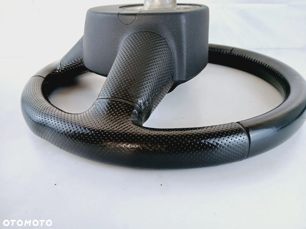 Kierownica Skórzana Skóra Czarna 3-Ramienna Audi A6 C6 4F0419091AP - 12