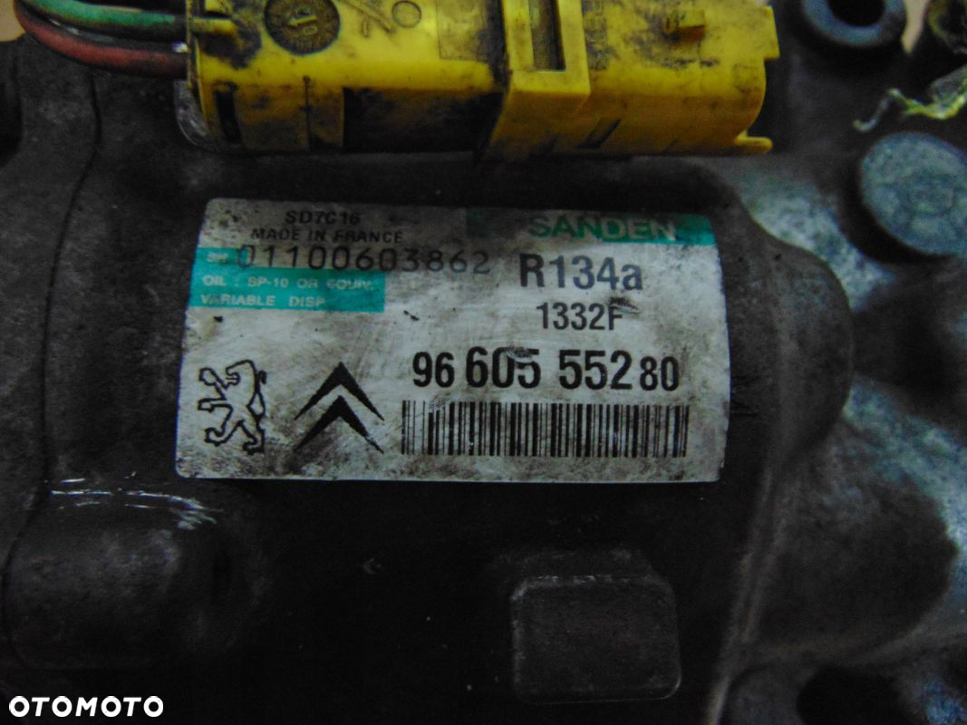 CITROEN C5 III 1.6 HDI SPRĘŻARKA KLIMATYZACJI KOMPRESOR 9660555280 - 3