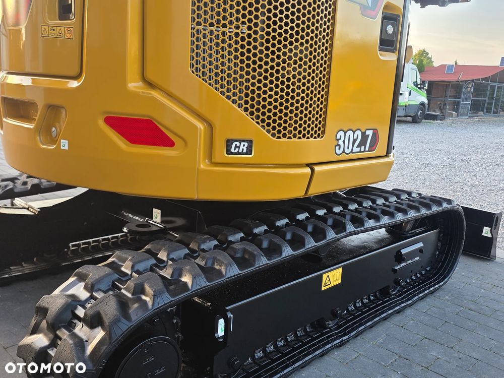 Caterpillar CAT 302.7 CR mini koparka szybkozłącze 3 łyżki piękna serwisowana 1 wł JCB sprowadzona w oryginale - 16