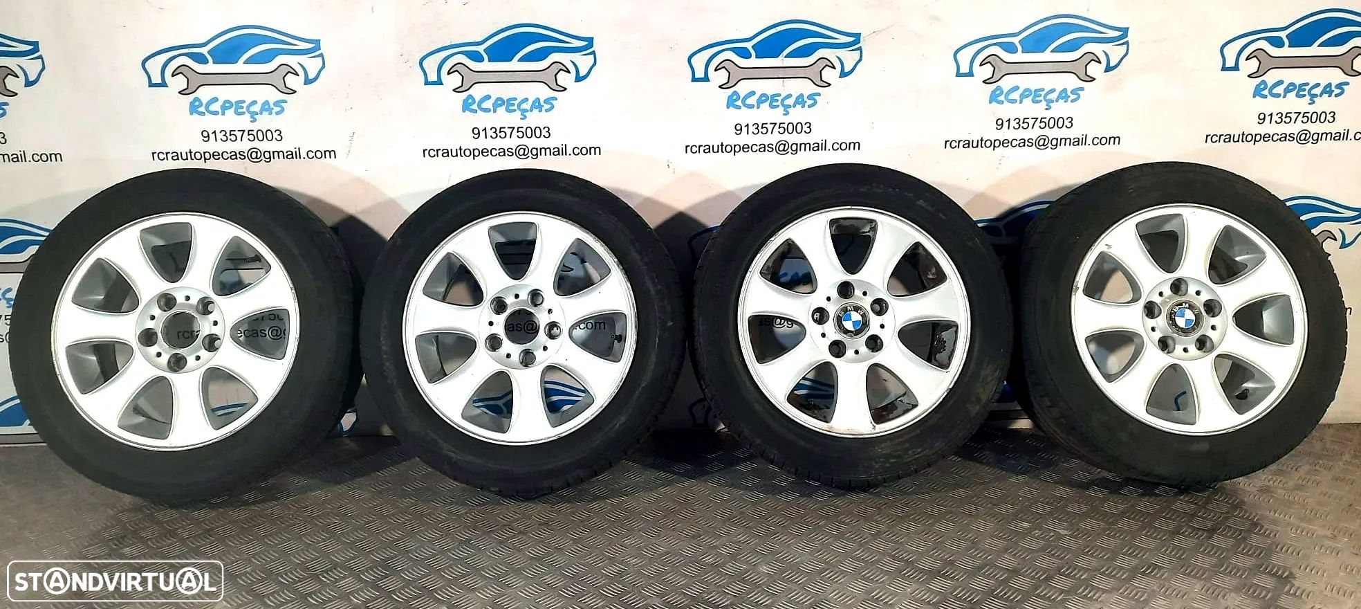 Conjunto Jantes 16 Originais Ronal BMW 7J ET44 5x120 6769402 - 1