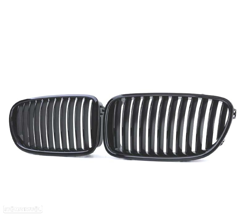 GRELHAS FRONTAIS BMW F10 F11 10- PRETO BRILHANTE - 4