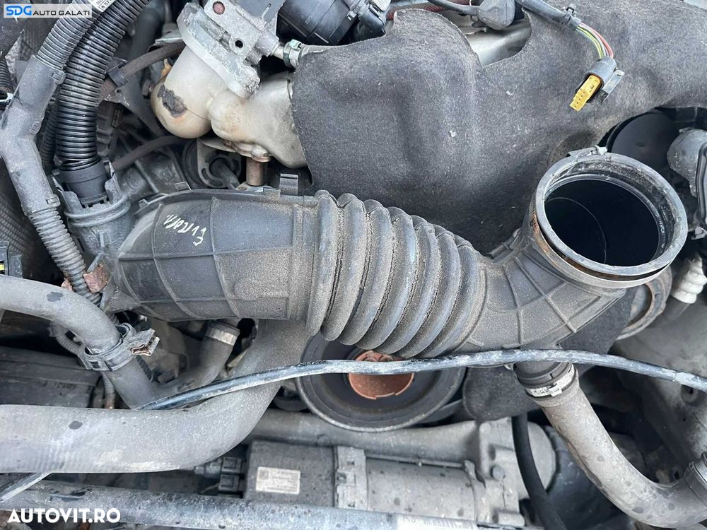 Furtun Conducta Tub Tubulatura Presiune Aer Turbo Turbina Turbosuflanta Intercooler BMW X1 E84 318 320 2.0 D N47 2009 - 2015 Cod 58650910 [C2338] - 1