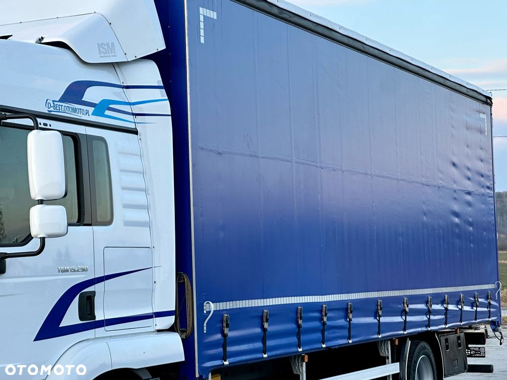 MAN TGM 15.290 / FIRANKA / 20 EUROPALET / AUTOMAT / SYPIALKA / DMC 16 T / 8 400 KG ŁADOWNOŚĆ - 17