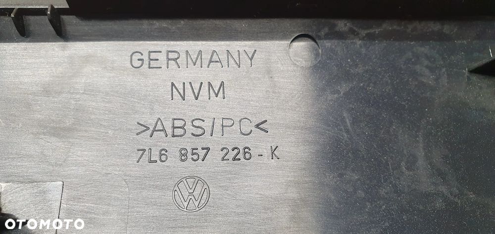 Listwa osłona dekor konsoli VW Touareg 7L6857226 - 5
