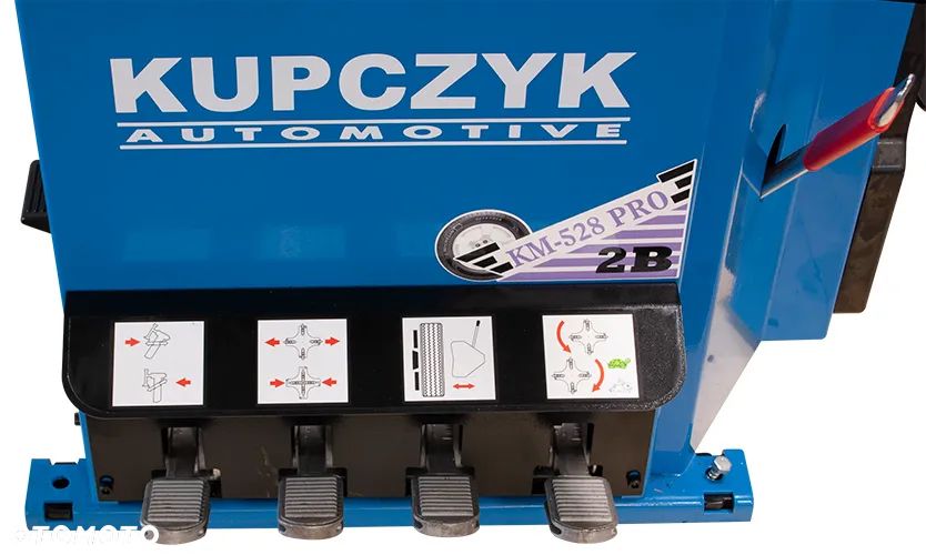 Wulkanizacja Montażownica do kół KM-528 PRO Runflat Wyważarka KW-663 PRO Kupczyk - 7