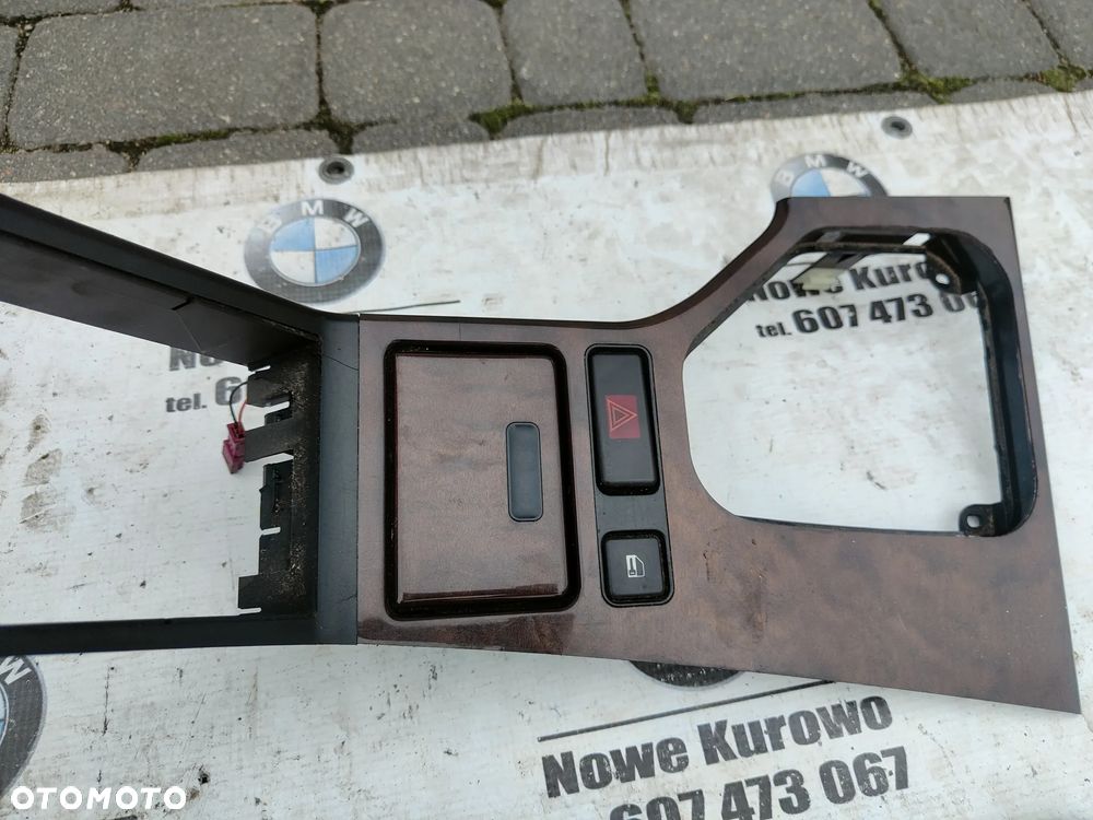 BMW E39 Dekory wnętrza listwy INDIVIDUAL kierownica drewno - 12