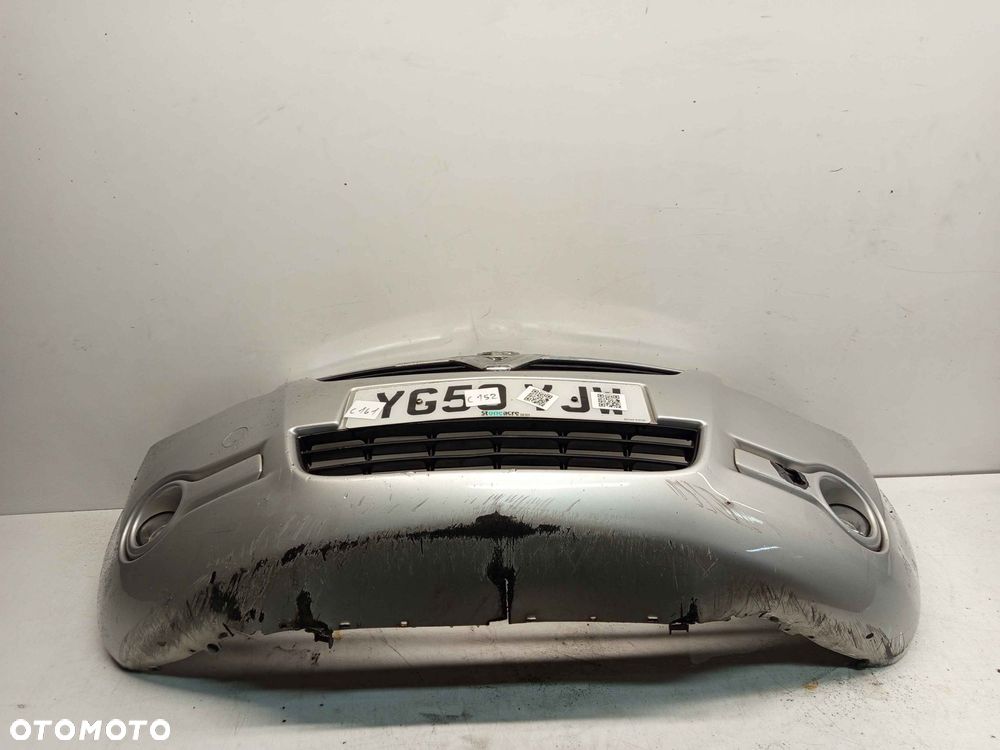 ^ ZDERZAK PRZÓD PRZEDNI OPEL AGILA 2 II B ZCCB SREBRNY HALOGENY - 1