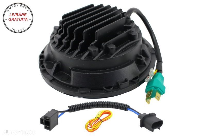 Faruri Full LED CREE Dublu Proiector Jeep Wrangler JK TJ LJ Land Rover Defender Me- livrare gratuita - 5