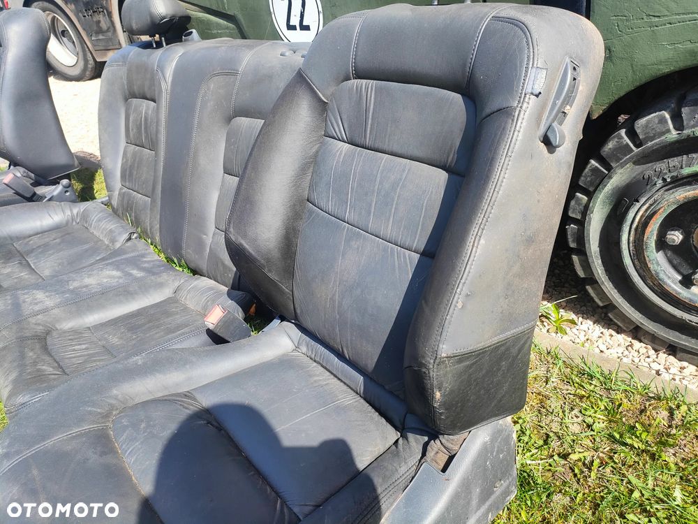 Honda Accord VI Coupe 98-02 Fotele fotel skórzane czarne komplet - 6