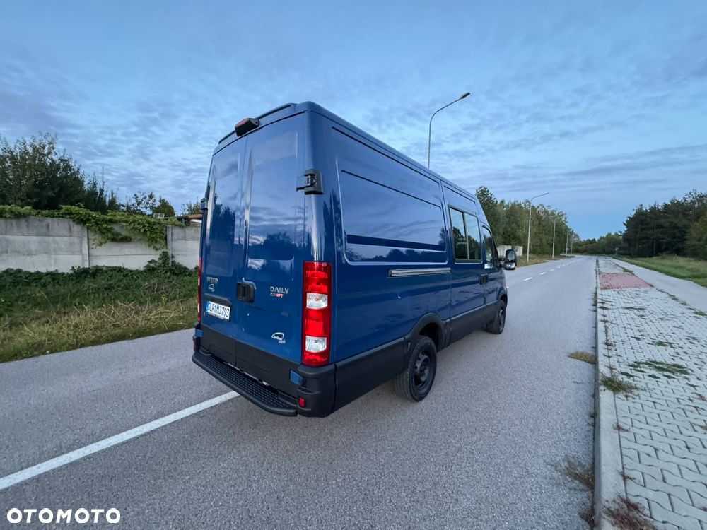 Iveco DAILY 35S14 Klima Elektryka Tempomat Dubel Kabina 6os. Brygadówka Serwis - 17