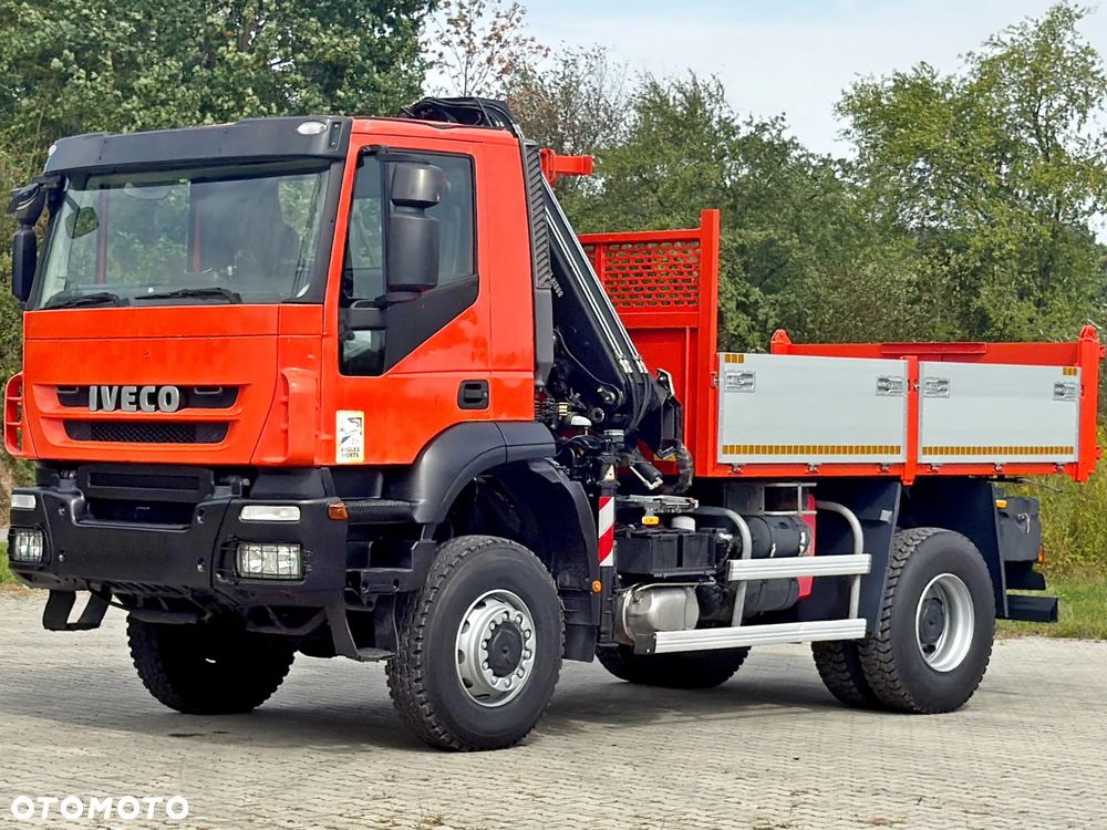 Iveco TRAKKER 190T36 * WYWROTKA 3,70 m *HIAB 111 E S-2 HIDUO /4x4 *STAN BDB - 3