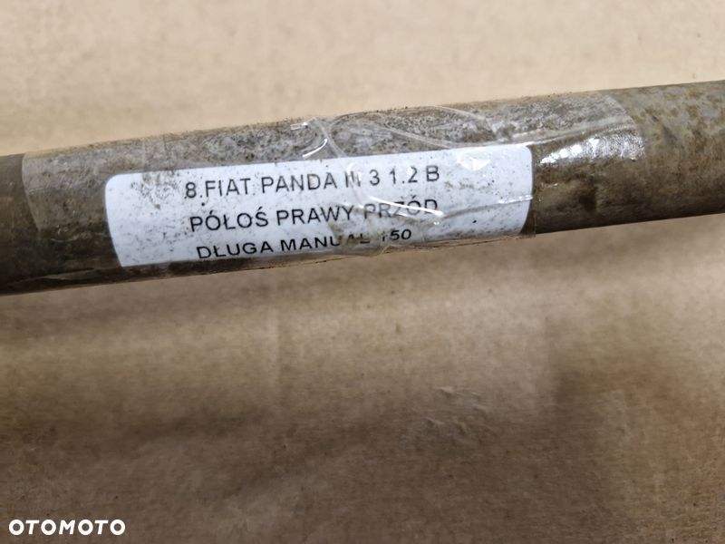 fiat panda 3 iii 1.2 b półoś prawy przód prawa przednia długa manual - 5
