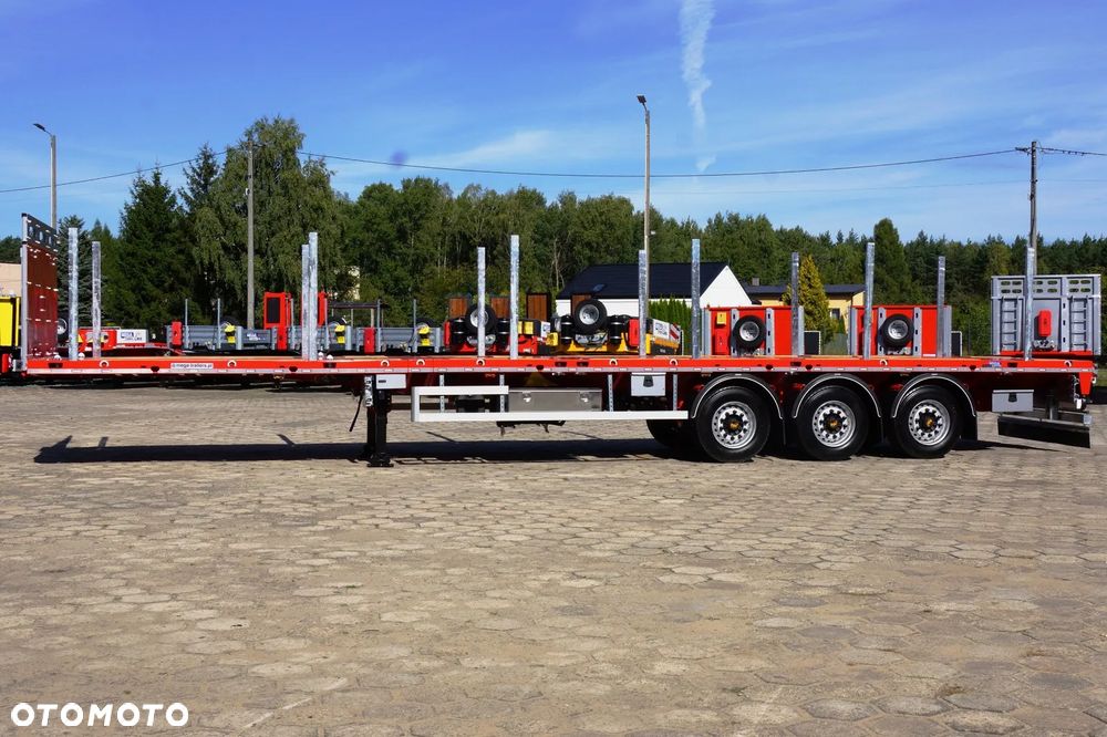 Inny PLATFORMA rozciągana pod standard siodło TELEMEGA 13.600mm + 7.500mm rozciągu, ADR EX3, kontenery, konstrukcje, maszyny - 12