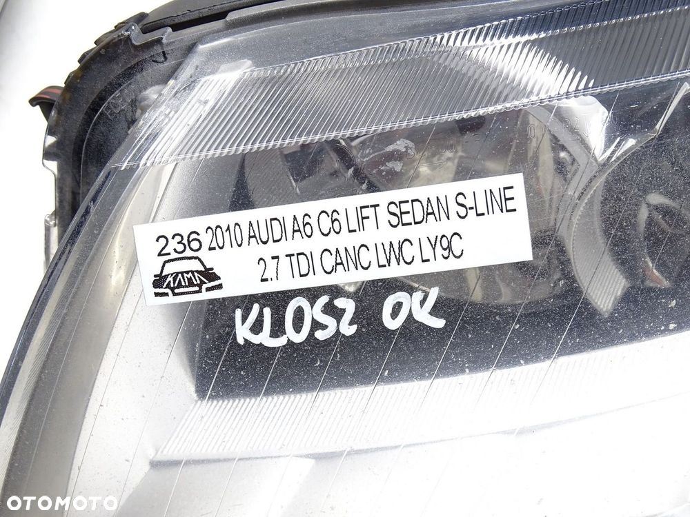 LAMPA XENON LED LEWY PRZÓD A6 C6 LIFT 4F0941003DF - 7