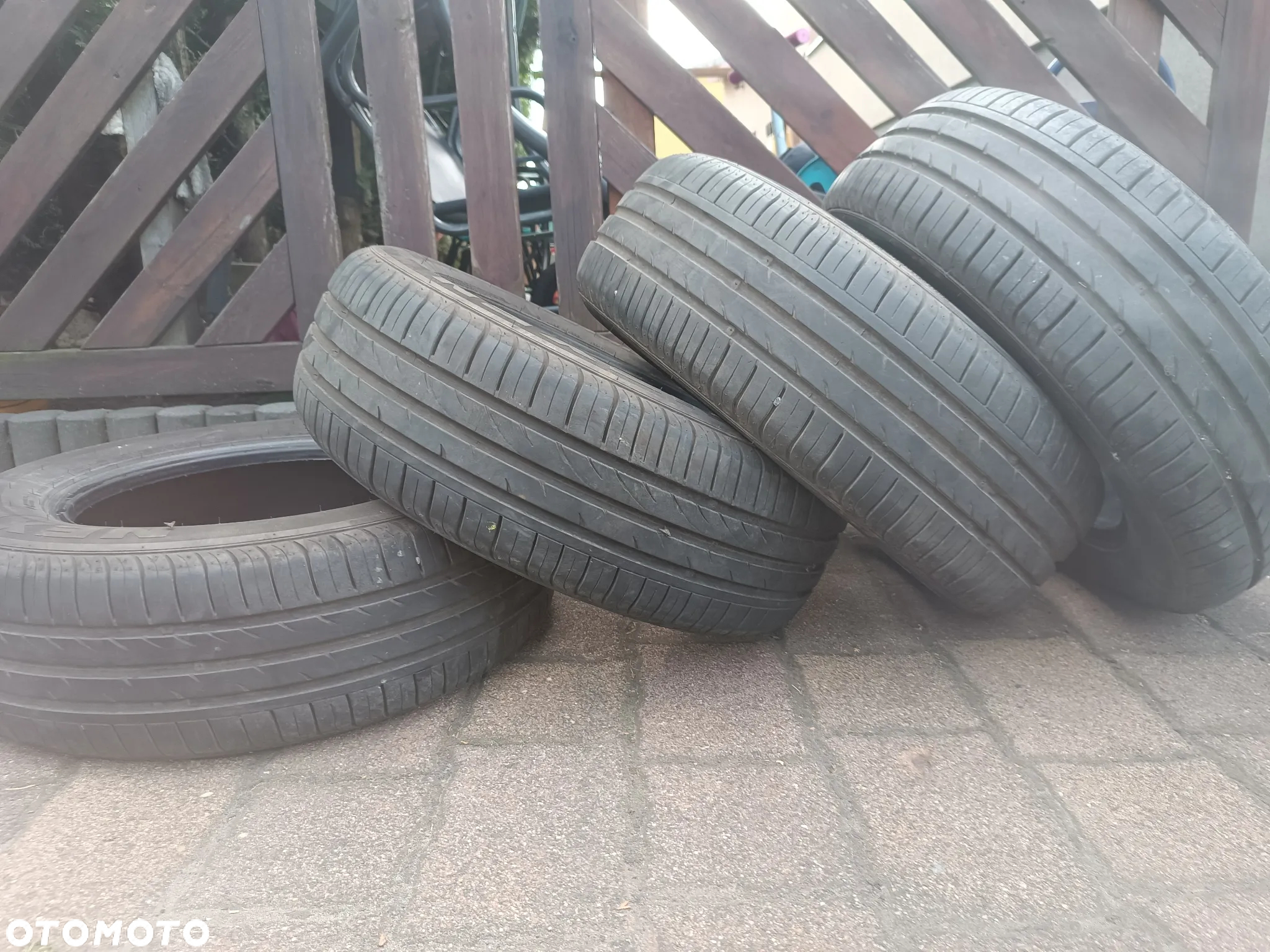 Komplet (4 sztuki) Opony Letnie 15" Nexen 195/65/15 195/65r15 bieżnik ok. 5mm, rok 2019 , Lato - 2
