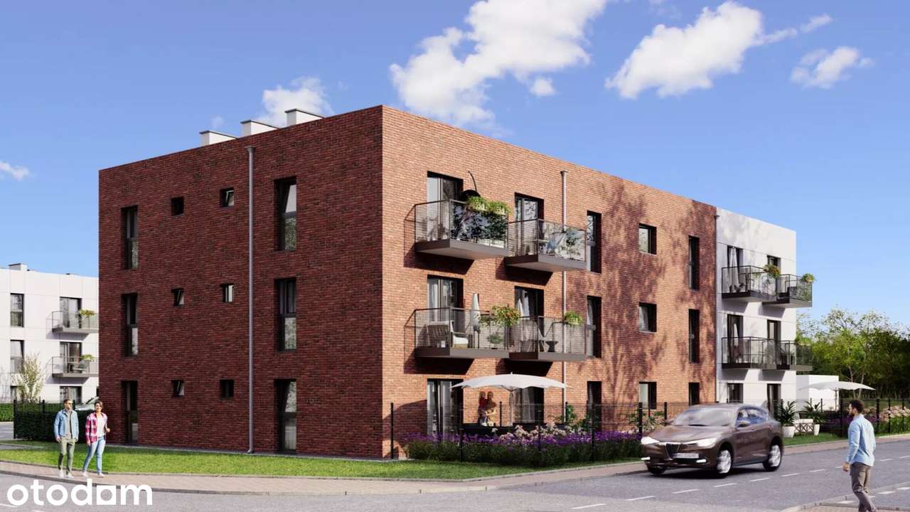2-pokojowe mieszkanie 47m2 + balkon