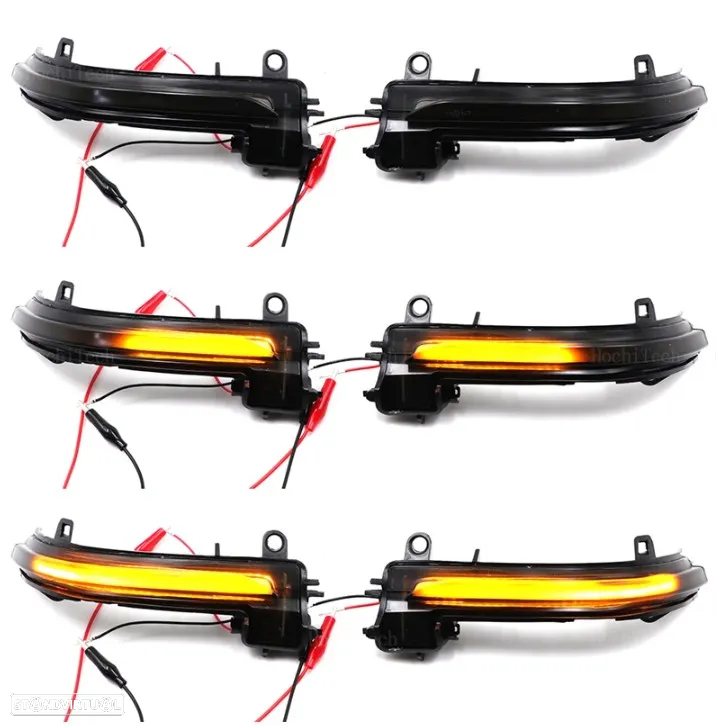 Capas retrovisor preto piano e piscas BMW F39 F40 F45 F48 F52 G29 Toyota Supra - 8