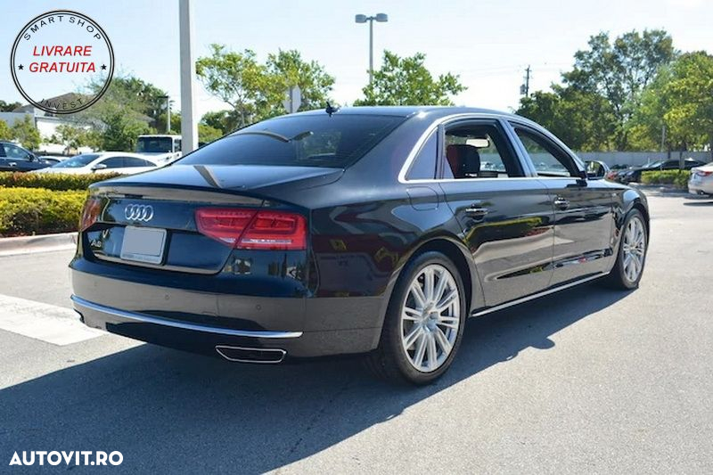 Difusor bara spate cu Ornamente tobe AUDI A8 D4 (2010-2014) W12 Design- livrare gratuita - 12