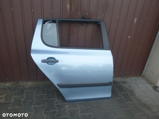 DRZWI PRAWY TYŁ PRAWE TYLNE SKODA FABIA II HB KOMPLETNE KOLOR 9154 07- - 16