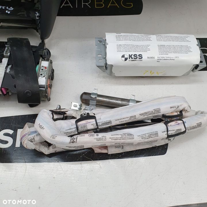 AUDI Q5 8R LIFT DESKA ROZDZIELCZA KONSOLA KOKPIT PULPIT PODUSZKI AIRBAG AIR BAG PASY KIT SET - 12
