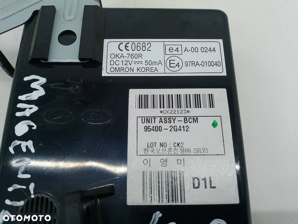 MODUŁ BCM KIA MAGENTIS II ( 05-08 ) 95400-2G412  97RA-010040 2.0 CDRI - 7