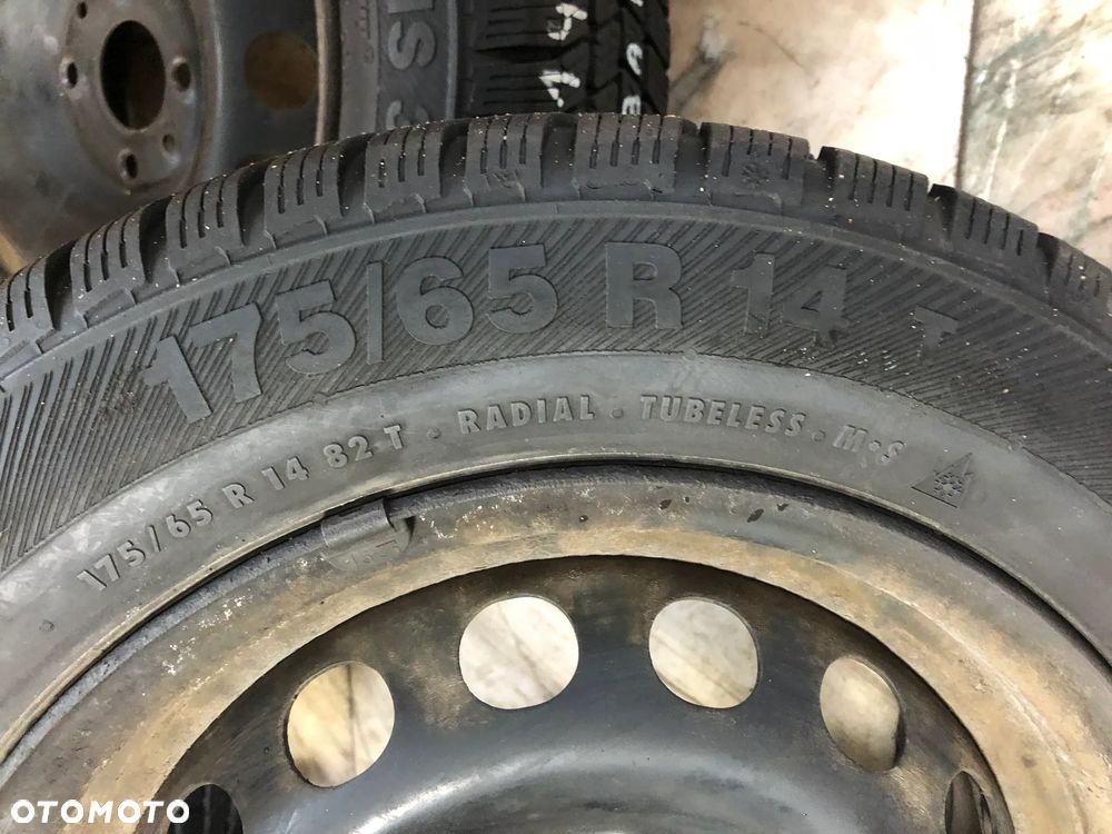 Koła Opony Zimowe 4x98 58,1 MM ET 35 175/65 R14 5i6 MM 2013R Fiat Panda- Gwarancja Wysyłka Montaż - 7