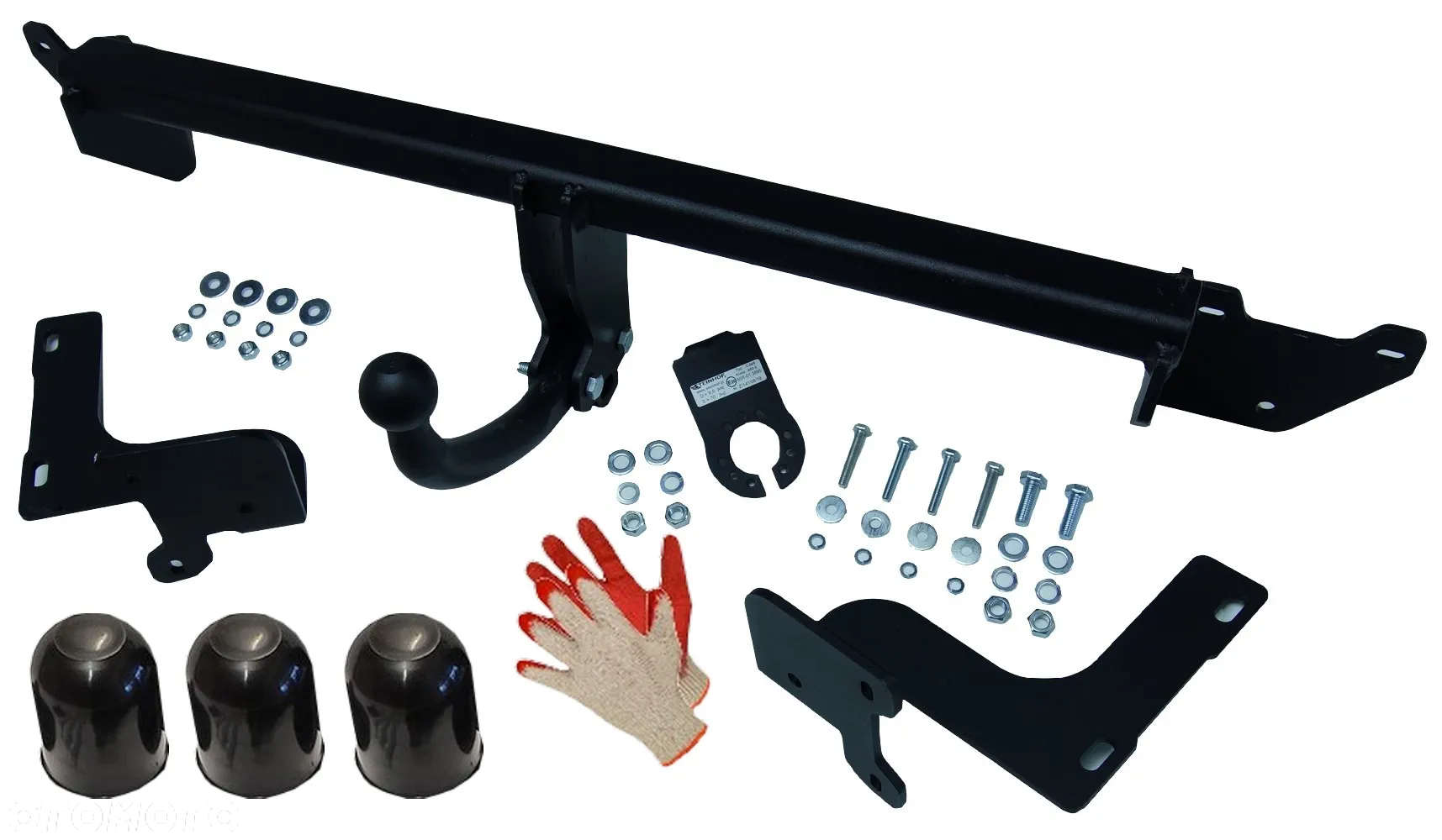 1750KG HAK HOLOWNICZY Z KULĄ ODKRĘCANĄ+OSŁONKI+GRATIS CITROEN C4 PICASSO 2 II+GRAND 2013do18 - 2