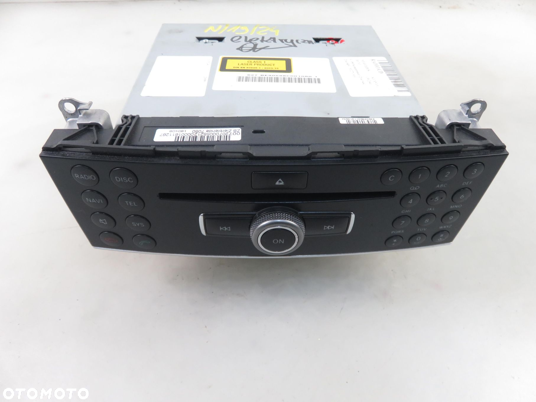 RADIO MERCEDES KLASA C W204 2048709694 2048706589 0014429060 - 2