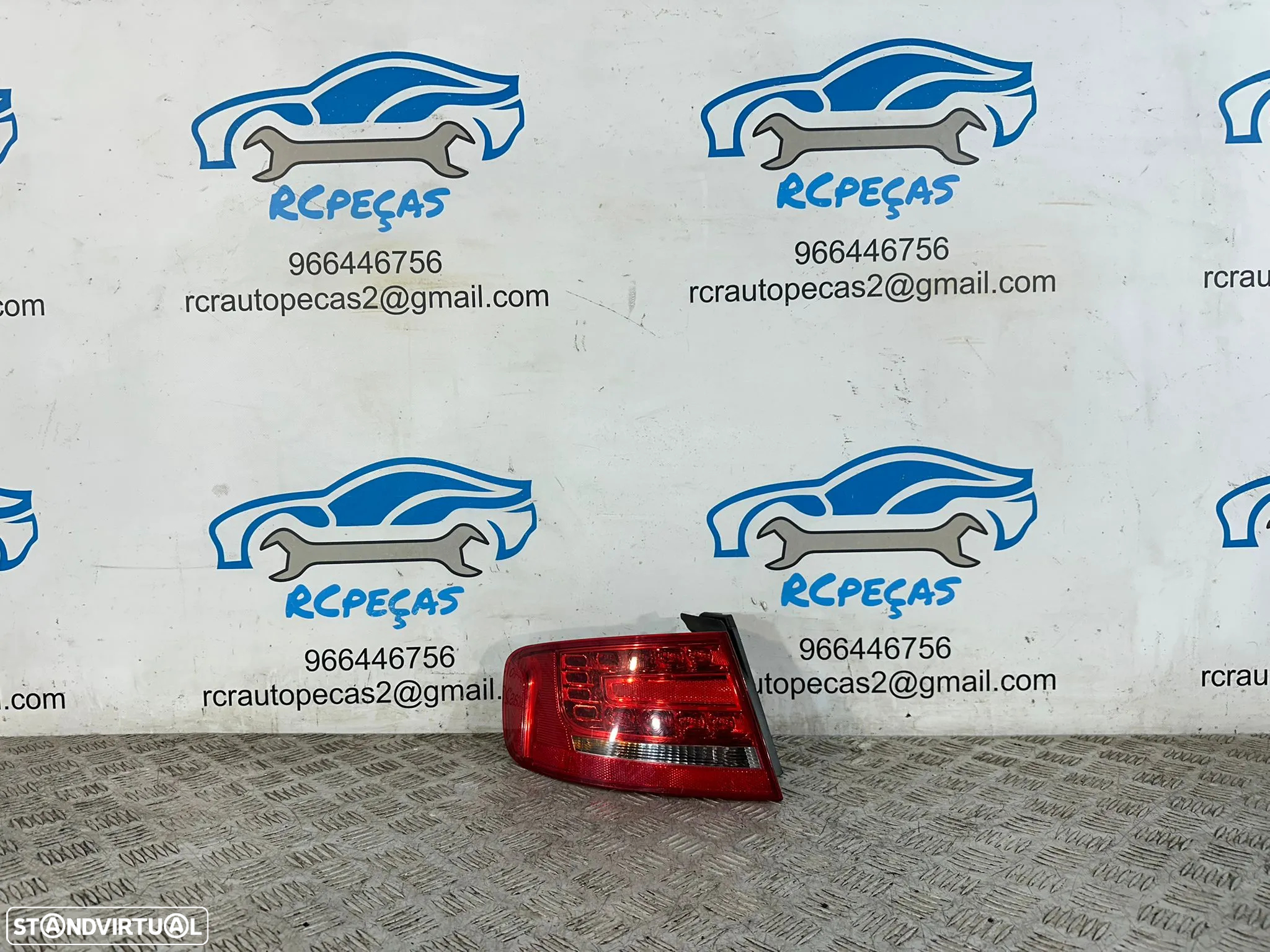 .Conjunto Farolins Led Originais Tras Traseiro Direito Esquerdo Audi A4 B8 Sedan F30 2008 - 2016 - 8
