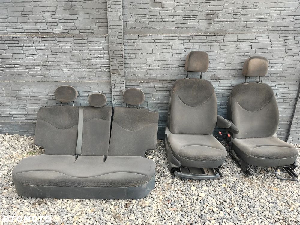 FOTELE CITROEN C3 PRZÓD TYŁ WELUR 02-09 - 1