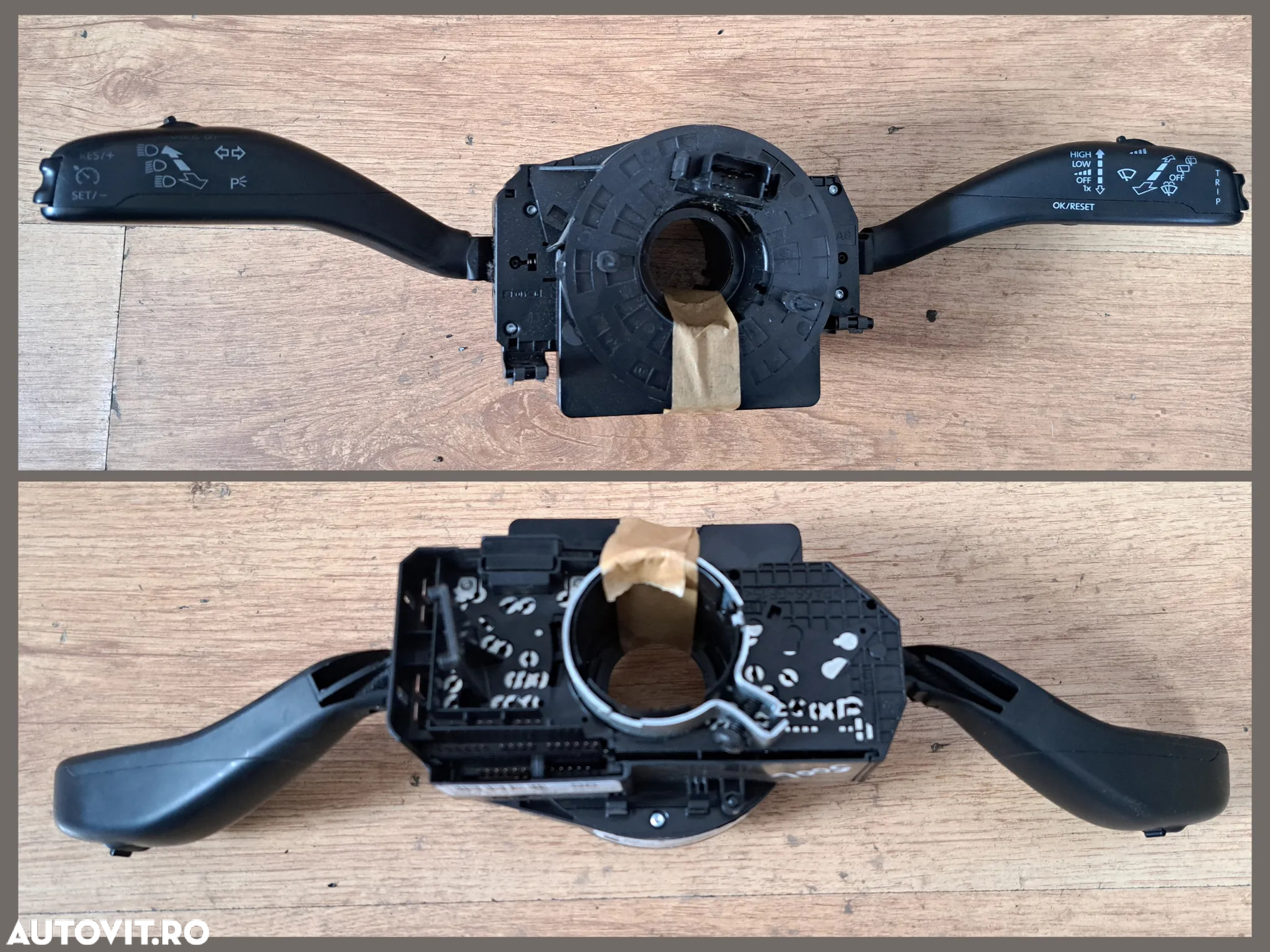 Emblema fata VW Polo 6R Spira volan cu manete semnalizare faruri stergatoare VW Polo Skoda Fabia 2 - 4