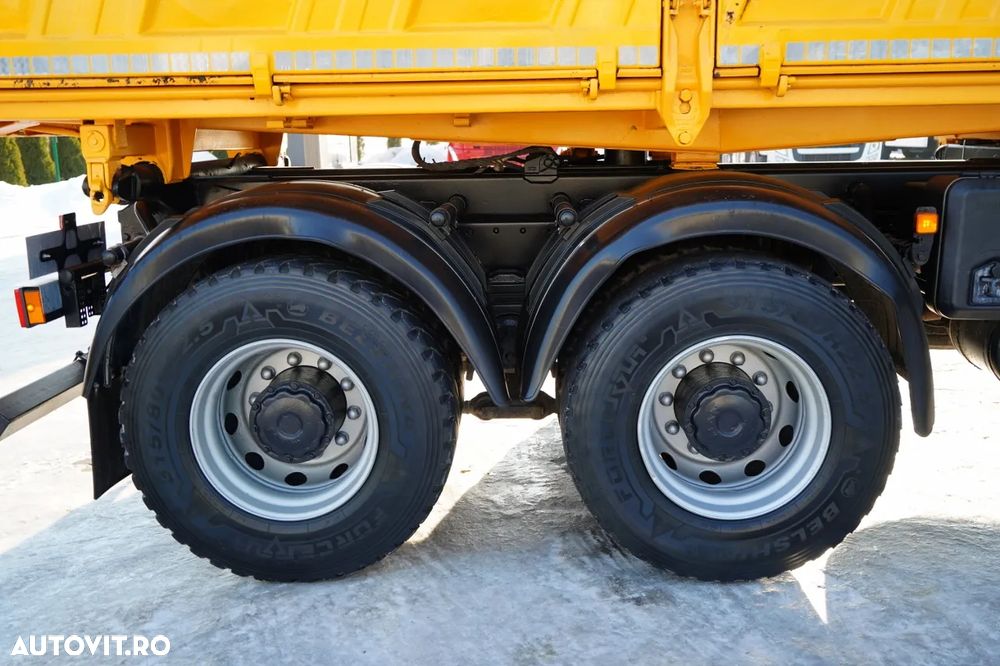 MAN TGA 26.410 / 6x4 / BASCULATOR 3 LATURĂ / MEILLER KIPER / MANUAL / - 26