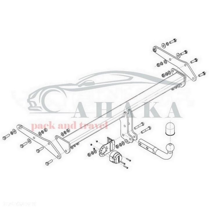Hak Holowniczy Odkręcany Do Seat Arona Od 2017 - 2