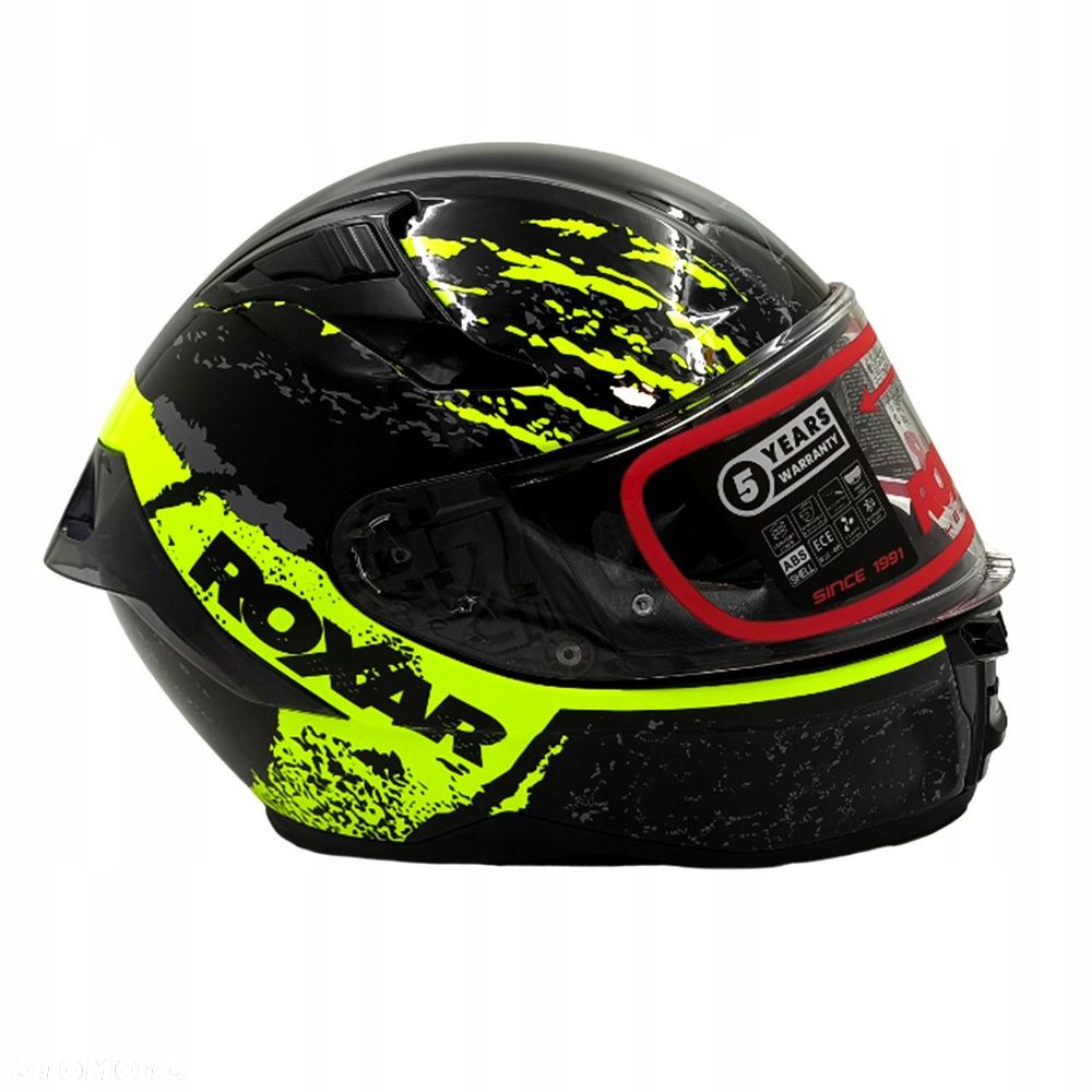Kask integralny Roxar Bayamo Evo Toxic rozmiar Xl 5 lat gwarancji - 3