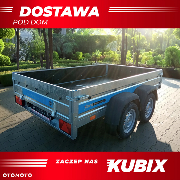 Faro PRZYCZEPA 263x150x35, 2 OSIE, DWUSIOWA lekka 750kg - DOSTAWA POD DOM!