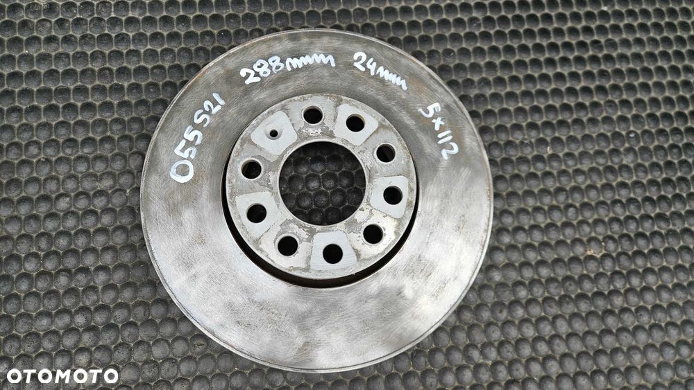 Tarcze Tarcza 288mm 245mm 5x112 Klocki Hamulce Przód Przednie Tył Tylne Audi A4 B6 B7 - 13