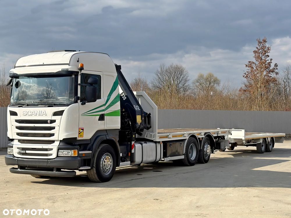 Scania R 440 * HIAB 330 - 5 + PILOT + PRZYCZEPA * STAN BDB - 4