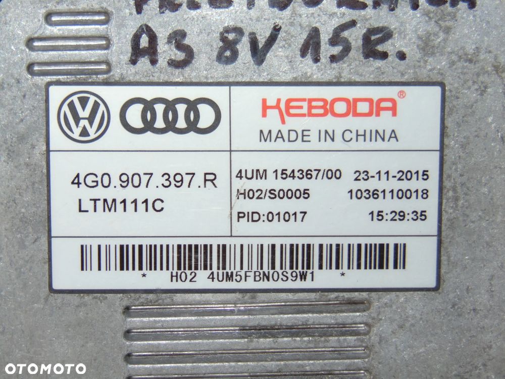 Przetwornica moduł lampy LED xenon 4G0907397R Audi A3 8V A4 B8 A5 8T A6 C7 - 2