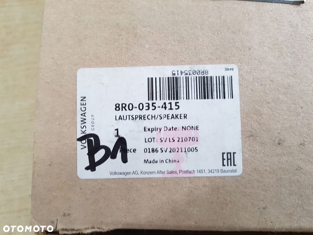 audi q5 08- głośnik drzwi 8r0035415 - 4