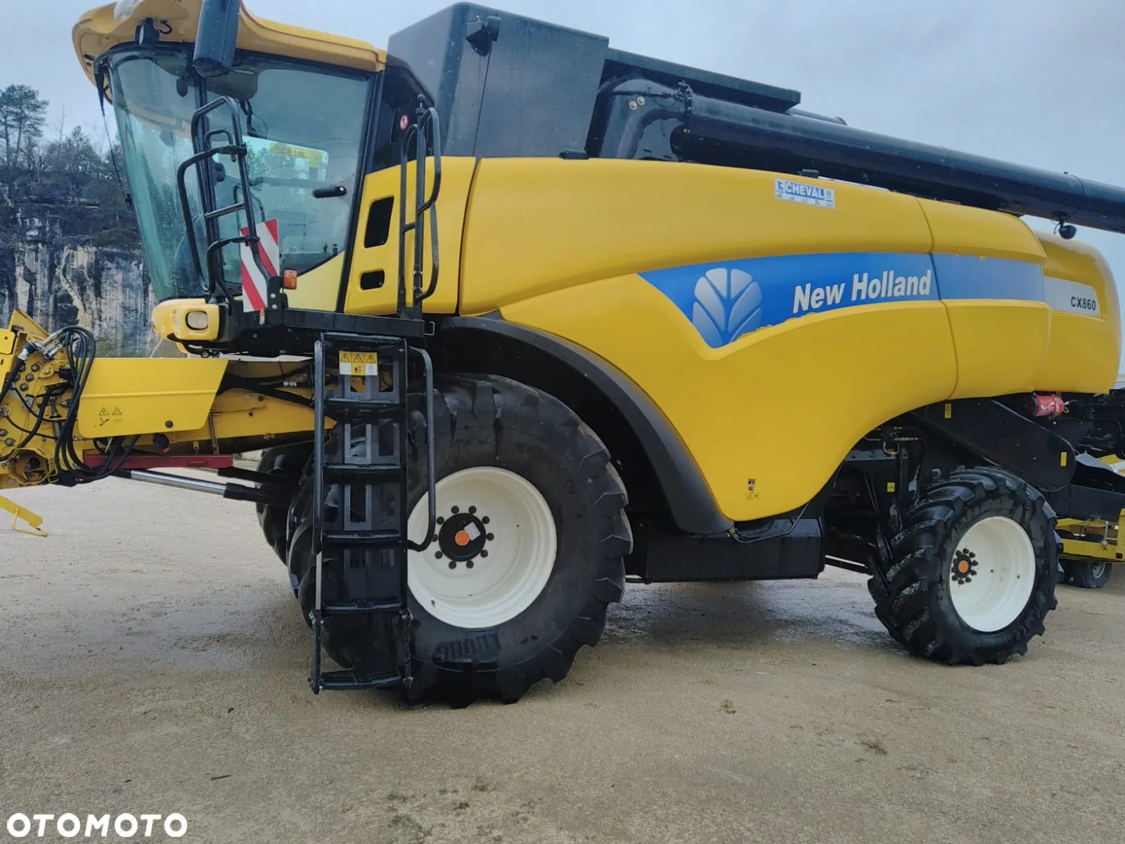 New Holland New Holland CX 860 SL heder 7,3m wozek stol rzepak - 8